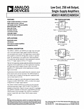 DataSheet AD8531 pdf